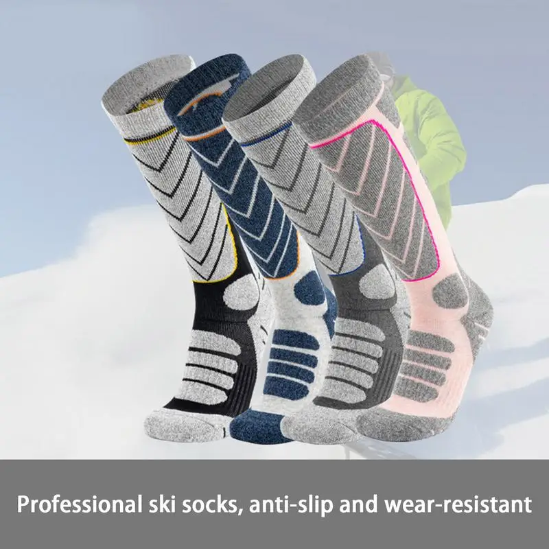 Носки для сноуборда, Лыжные носки, теплые зимние носки для снега, Удобные гольфы, зимние носки для холода