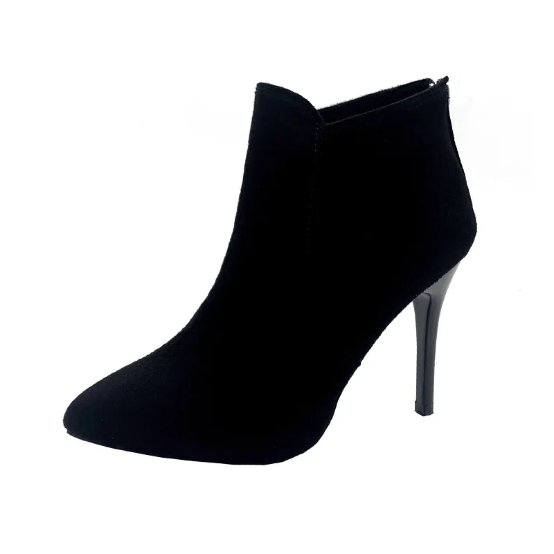 Белые ботильоны, зимняя обувь для женщин, роскошные дизайнерские ботинки-женские ботинки на молнии, осенние женские туфли на высоком каблуке с острым носком 2023 года выпуска
