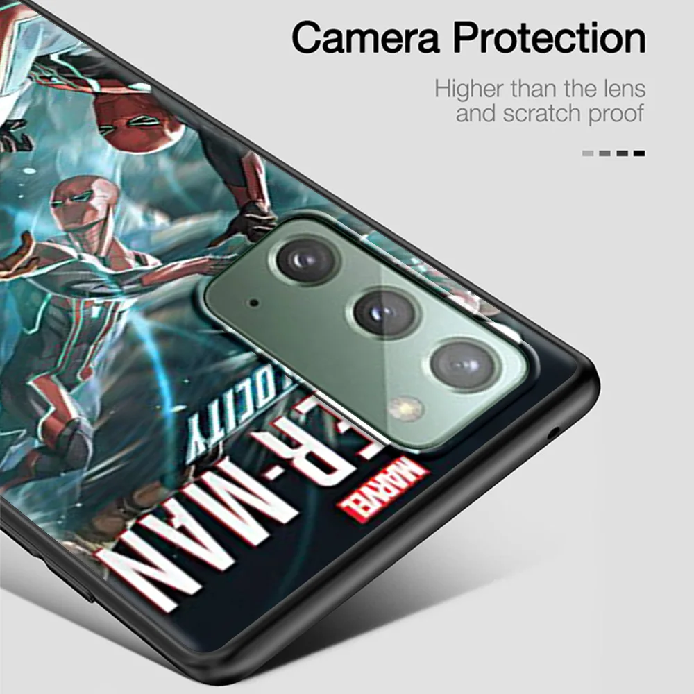 Чехол для телефона Samsung Galaxy Note 20 Ultra 10 Plus 10Lite 8 9 с защитным силиконовым чехлом Marvel Avengers Captain