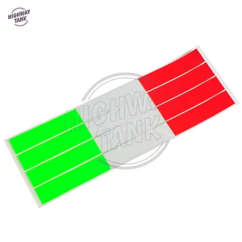 Итальянский Италия Наклейки с флагом Италии Значок на крыле эмблемы Наклейка Наклейки на мотоцикл Предупреждение о гонках по мотокроссу светоотражающая наклейка Наклейка
