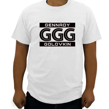 летняя мужская футболка от модного бренда Gennady Golovkin Ggg Boxer Boxer-мужская футболка на заказ из хлопка с круглым вырезом и коротким рукавом
