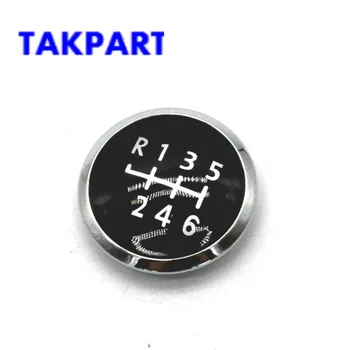 TAKPART 1шт 6-ступенчатая ручка переключения передач Крышка с эмблемой для VW Transporter T5/T6 GP 2003-2011