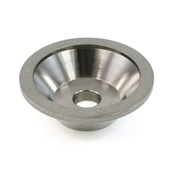 Алмазный шлифовальный круг с чашкой 100X32X20X10X5, инструмент для правки лезвия из сплава, алмазный шлифовальный круг в форме чаши из вольфрама