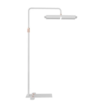 36-дюймовая 40 Вт 3-Цветная Регулируемая Лампа для Салона Ресниц, Светодиодная лампа для ногтей с подставкой Half Moon Lamp