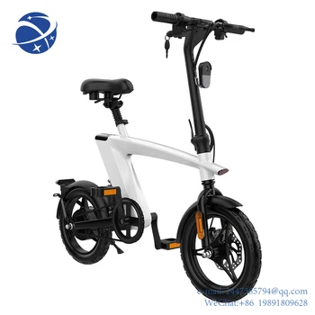 Ассортимент Yun YiLong, Китай, 14-дюймовые Складные Электрические Велосипеды мощностью 250 Вт, Ebike Dropship, Склад в США, Велосипед Fat Bike Electric