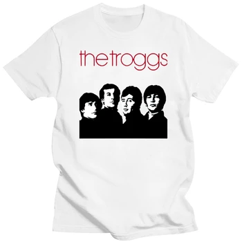 Новая Мужская Белая футболка с логотипом альбома The Troggs Hit Singel Anthology Размера От S До 3Xl Для молодежи Среднего возраста, Футболка для пожилых людей