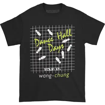Мужская футболка Wang Chung DHD 1984 Tour Большого размера черного цвета