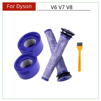 Для пылесоса Dyson V6 V7 V8 Аксессуары Передний задний фильтрующий элемент Щетка для инструментов
