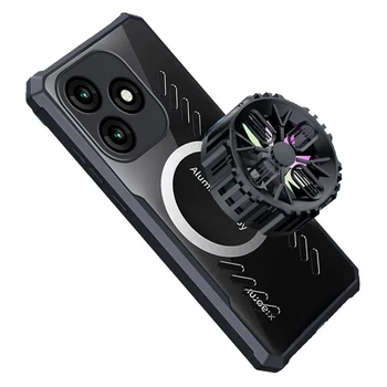 Чехол для телефона Gamer для infinix itel A70, графеновая крышка для отвода тепла, восемь отверстий, дышащий прозрачный тонкий корпус