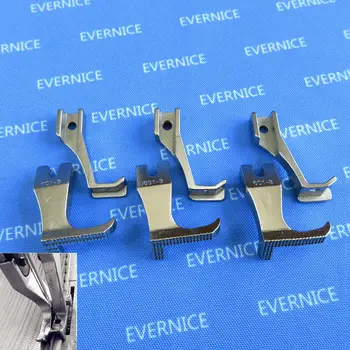 3 комплекта/размера прижимных лапок для направляющих кромок для швейной машины Juki DU-141 DU-1181