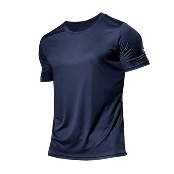 Рубашки для фитнеса, мужские колготки для бега, Баскетбольная футболка с короткими рукавами, спортивная Термальная одежда для бодибилдинга, быстросохнущая одежда