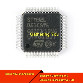 STM32L051C8T6 LQFP48 MCU со сверхнизким энергопотреблением Arm Cortex-M0 + MCU 64 Кбайт флэш-памяти, процессор 32 МГц Совершенно Новый Аутентичный