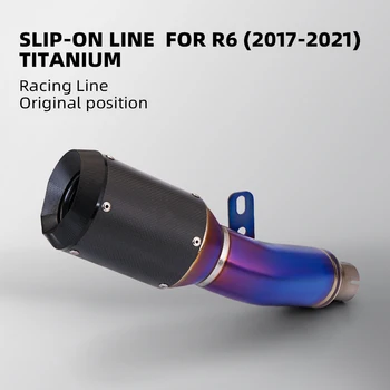 Накладка на глушитель выхлопа из титана (карбона) для мотоцикла R6 YZF R6 2017-2021
