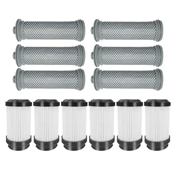 12 шт. для S15/S15 Essentials Аксессуары для замены аккумуляторного пылесоса перед и после фильтрования