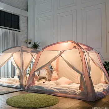 Автоматическая крытая палатка для взрослых и детей, теплая Ветрозащитная Зимняя палатка, Одноместная Двухместная Зимняя палатка для общежития, новая