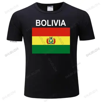 Мужские футболки Боливия Боливийские мужские футболки трикотажные изделия национальная команда хлопчатобумажная футболка одежда тройники country sporting BOL Buliwya Wuliwya
