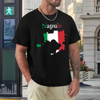Карта провинции Неаполь, футболка итальянской провинции, Свежие спортивные футболки с графическим рисунком, Винтажный дом, Размер США