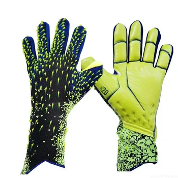 Профессиональные вратарские перчатки Взрослые Детские футбольные Латексные утолщенные защитные перчатки для вратаря Спортивные футбольные Перчатки для вратаря