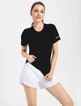 Женская быстросохнущая повседневная футболка - дышащая и удобная для занятий фитнесом, спортом, тренировок и бега