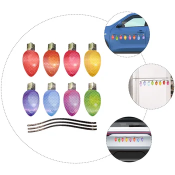 Магнитные декоративные наклейки для автомобиля, декоративные наклейки для автомобилей (разных цветов)