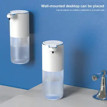 Перезаряжаемый автоматический дозатор мыла с бесконтактным USB-датчиком Дозатор мыла для кухни, ванной комнаты 13,5 унций / 400 мл