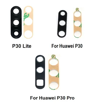 1 шт. Новый для Huawei P30 PRO Lite Стеклянный объектив камеры заднего вида с клейкой наклейкой
