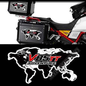 Чехлы Багажник V85TT Для Moto Guzzi V 85 TT Бак Накладка Протектор Наклейки Термоаппликация Багаж Эмблема Логотип