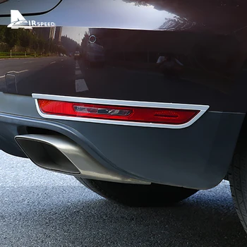 Хромированный ABS Рамка заднего противотуманного фонаря Декоративная накладка для Porsche Macan 2014-2022 2023 Наклейка RHD LHD Для укладки Автоаксессуаров