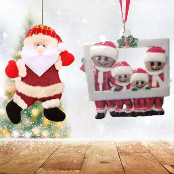 Рождественский кулон Красивые многоразовые красочные Простые и модные долговечные праздничные украшения Рождественские украшения Прекрасные