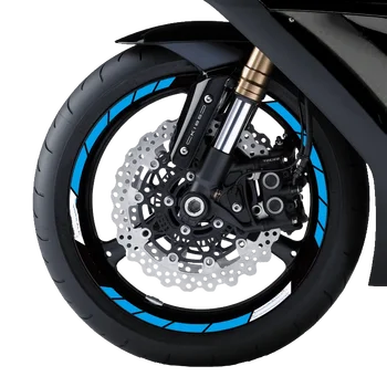 Для 110 QS110T Новая высококачественная наклейка на колесо мотоцикла в полоску со Светоотражающим ободом