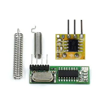 10 комплектов супергетеродинных радиочастотных приемников и передатчиков 433 МГц, пультов дистанционного управления 433 МГц для беспроводного модуля Arduino Uno
