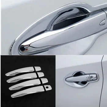 Автомобильные аксессуары, подходящие для Nissan Qashqai J11 2016-2019 ABS Хромированная дверная ручка, накладки, молдинги, аксессуары для укладки автомобилей 8 шт.