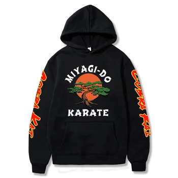 2023 толстовки с капюшоном для мужчин Personality Funny Cob ra Kai Hoodie - Karate Kid Snake Kobra Harajuku Уличная Одежда Пуловеры с Длинным Рукавом