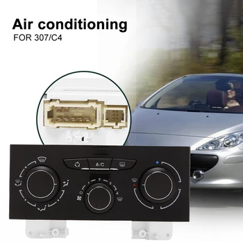 Переключатель управления кондиционером автомобиля Панель кондиционирования воздуха для Peugeot 307 Citroen C4 6451VN 1607875480