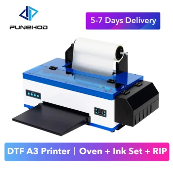 DTF Принтер A3 L1800 Печатающая Головка С Прямым Переносом Пленки Печатная Машина Для DIY Футболки С Обучающей Настройкой Видео С Использованием Видео