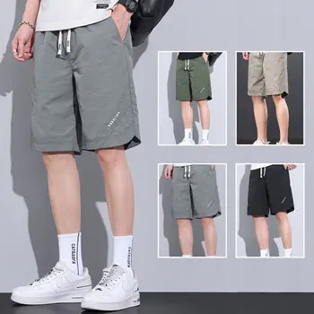 Мужские шорты-карго Ice Silk, Новые армейские камуфляжные тактические шорты, мужские хлопковые свободные рабочие повседневные короткие брюки большого размера