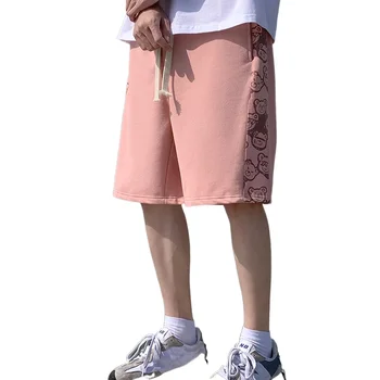 2023 Новые летние шорты Мужские Трендовые пляжные повседневные брюки в пять четвертей Повседневные спортивные брюки средней длины