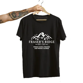 Женская футболка Jamie Fraser's Ridge, футболка Claire Fraser Ridge Clan, книжный сериал 