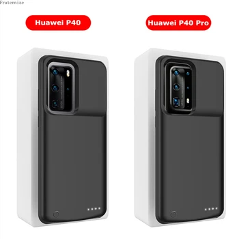 Чехол для внешнего зарядного устройства для Huawei P40 Pro Чехол для аккумулятора Портативный блок питания для Huawei P40 чехол для зарядки 6800 мАч