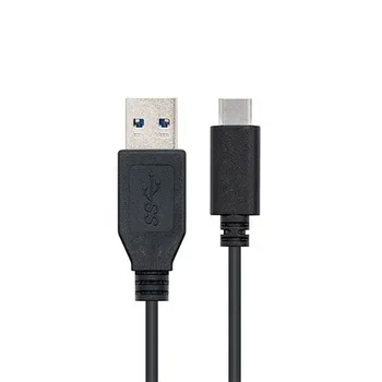 USB-кабель (A) 3.1 к USB (C) 3.1 нанокабель 1 м черный