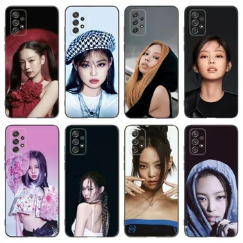 J-Jennie Kim B-Blackpinks Kpop чехол для Samsung Galaxy A13, A21s, A22, A31, A32, A52, A53, A71, A80, A91 Мягкий черный чехол для телефона