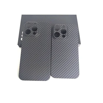 для iPhone 14 pro max чехол из углеродного волокна чехлы для телефонов Защита линз ультратонкий чехол из углеродного волокна для iphone 14 plus case
