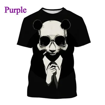 2023 Новая Крутая футболка Mr. Panda, Забавная Футболка в стиле Хип-хоп С круглым вырезом, Модная 3D Футболка Для Мужчин, Футболки С принтом, Топы, Женская одежда XS-6XL
