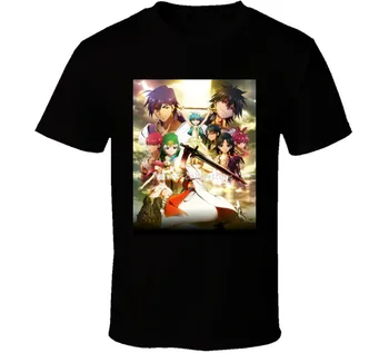 Новый аниме-сериал Magi The Labyrinth Of Magic, Мужская футболка, Размер одежды 4XL 5XL, футболка с забавным дизайном, мужская летняя футболка
