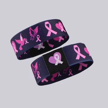 Осведомленности рака молочной железы браслеты для женщин Розовая лента браслет браслеты браслеты ювелирные изделия медсестра врач аксессуары подарки