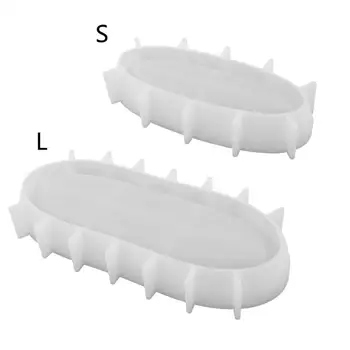 Лоток для хранения в форме лодки, силиконовая форма, форма для литья смолы для самодельной тарелки-пепельницы