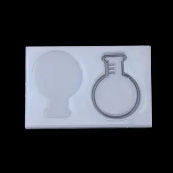 Силиконовая форма для рукоделия, 3D Подвеска для бутылки для впрыска воды, Легкие Необходимые формы для инструментов, украшения для рабочего стола, кристалл
